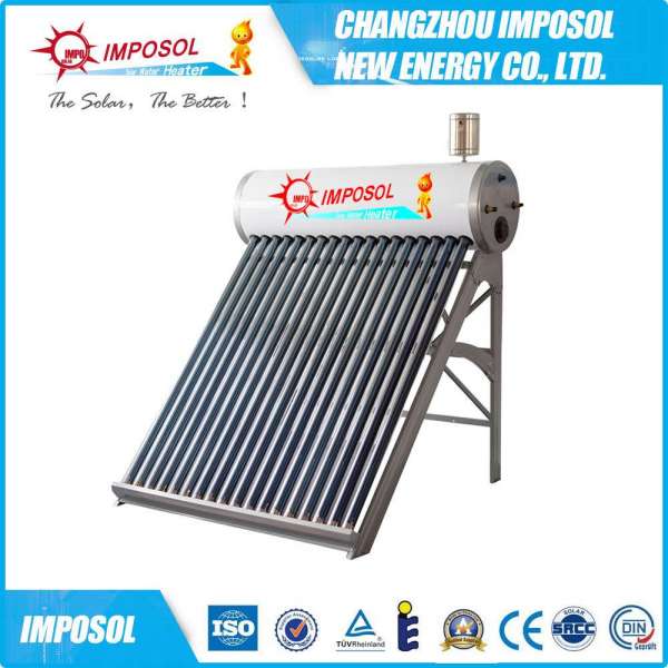 Compact Unpressurized Vacuum Tube Solar Energy System